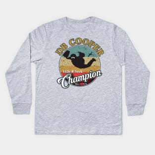 DB Cooper Hide and Seek Champion Kids Long Sleeve T-Shirt